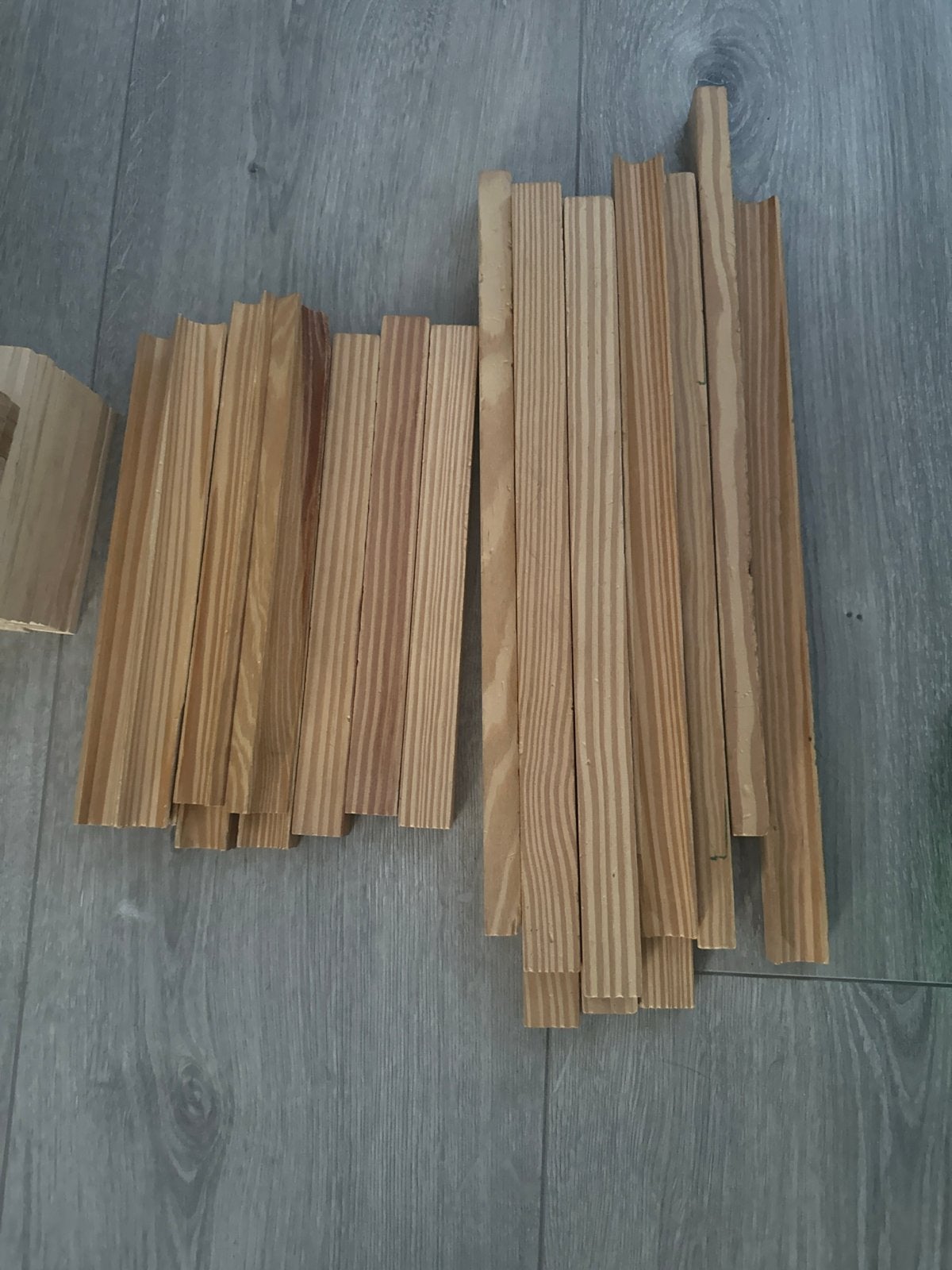 Houten Knikkerbaan en Bouwblokjes Set, Ophalen of Verzenden, Gebruikt, Overige typen