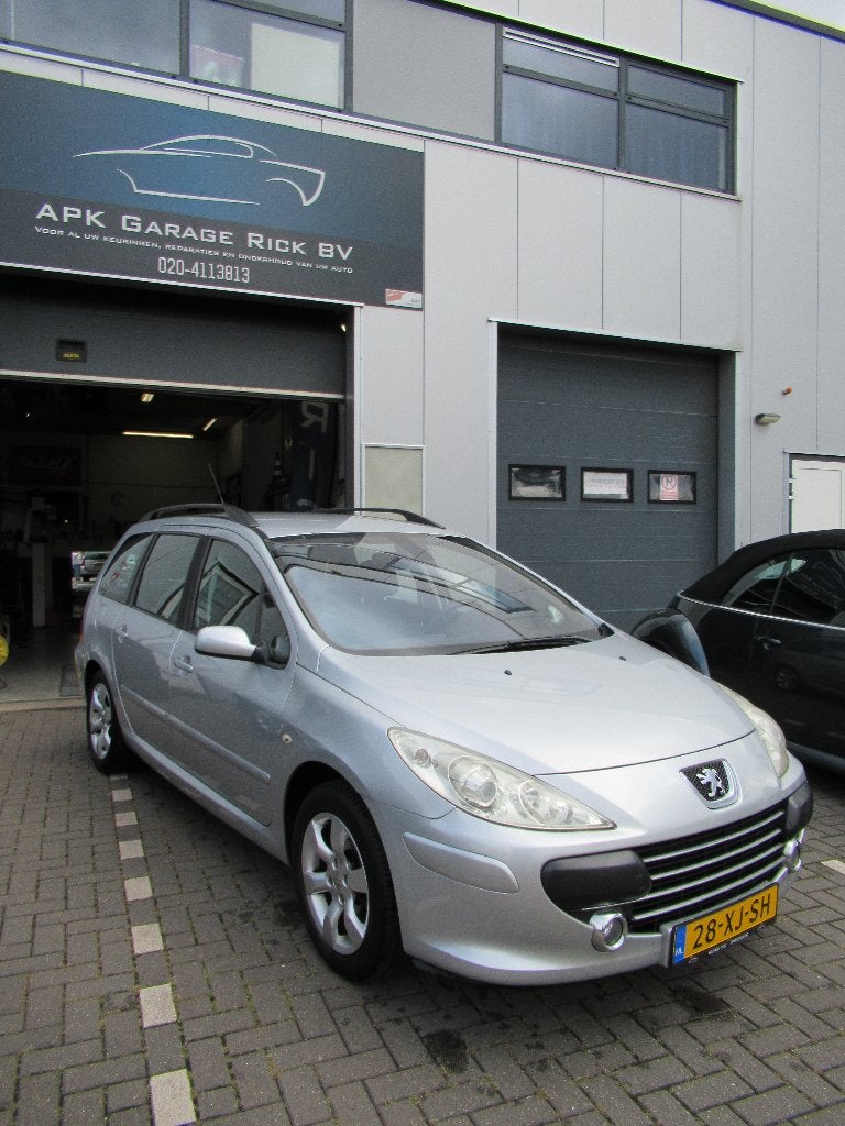 Peugeot 307 1.6 16V XR Break 2007 Grijs**NWE APK***, Stof, Zwart, Handgeschakeld, 108 pk