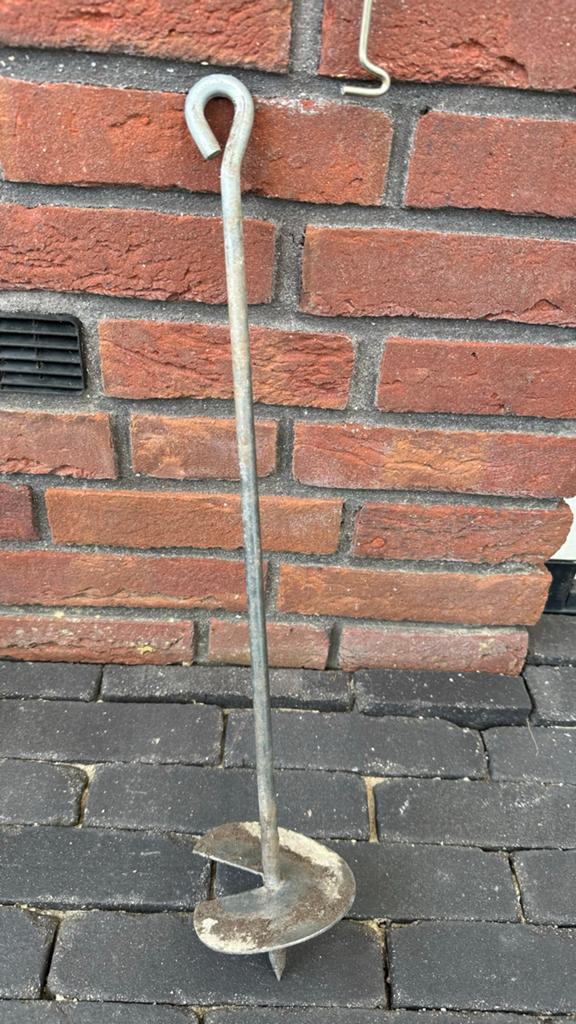Grondankers voor tent, schommel of trampoline (4 stuks), Ophalen, Gebruikt