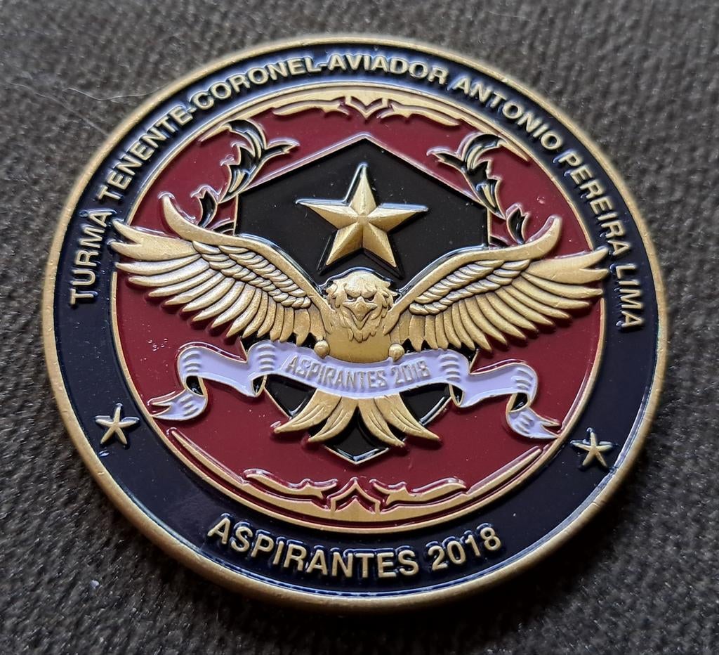 Coin militaire politie academie São Paulo., Ophalen of Verzenden, Zo goed als nieuw, Overige onderwerpen