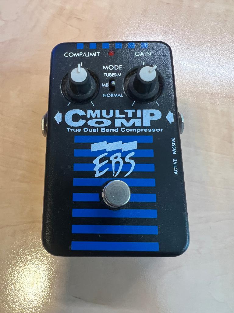 EBS MultiComp True Dual Band Compressor basgitaar pedaal, Muziek en Instrumenten, Effecten, Verzenden, Gebruikt, Compressor