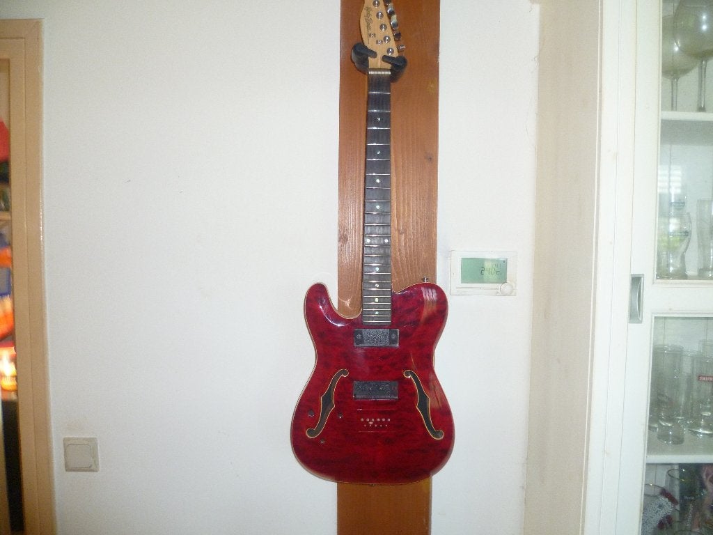 linkshandige gitaar, Muziek en Instrumenten, Ophalen, Zo goed als nieuw, Hollow body, Overige merken