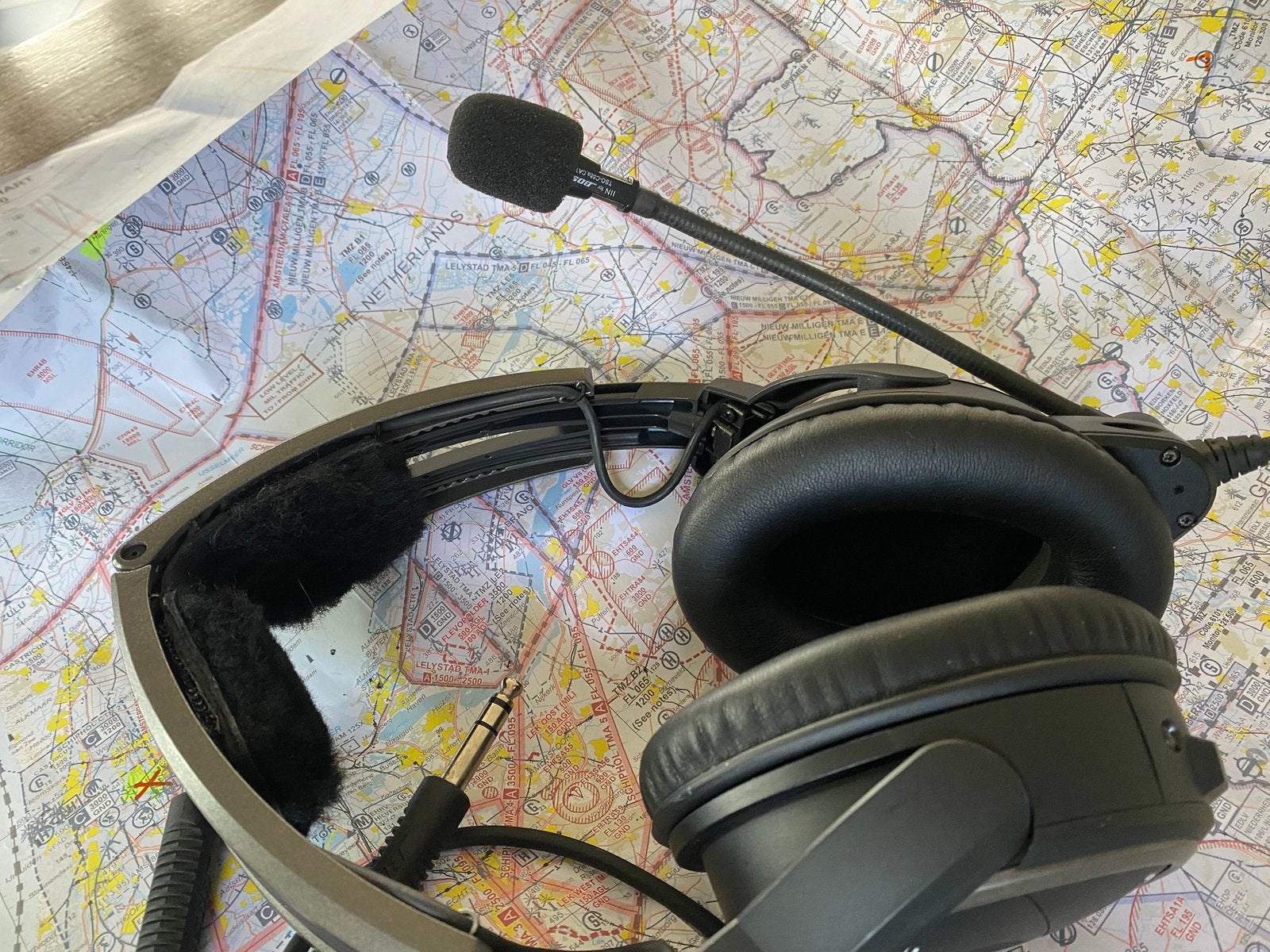 Bose A20 Bluetooth headset U174 heli aansluiting, Ophalen of Verzenden, Zo goed als nieuw