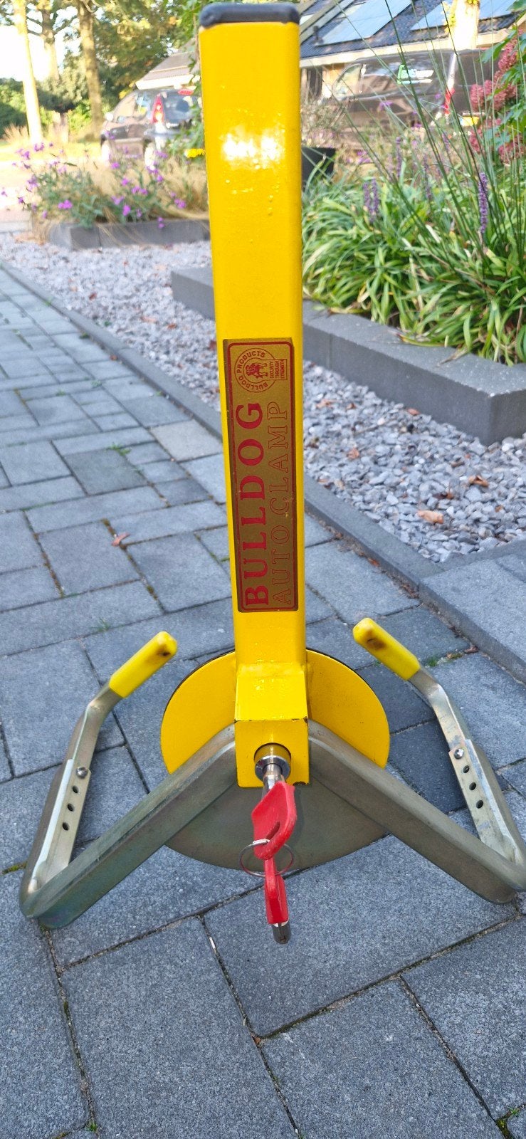 Bulldog Autoclamp - Gele Wielklem voor Voertuigbeveiliging, Ophalen, Gebruikt