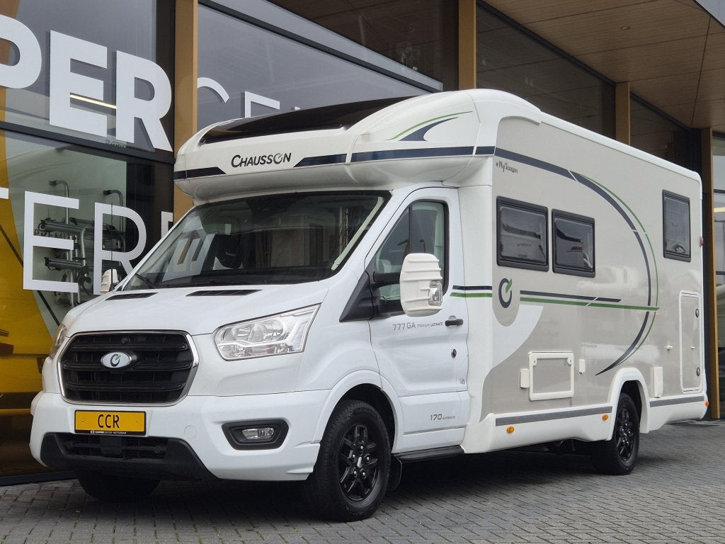 Chausson 777 Titanium Nordic zonder hefbed, Automaat, Koelkast, Ford, Diesel