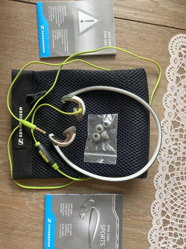 Sennheiser PMX 686i Sports koptelefoon, Sennheiser, Ophalen of Verzenden, Zo goed als nieuw, Handleiding