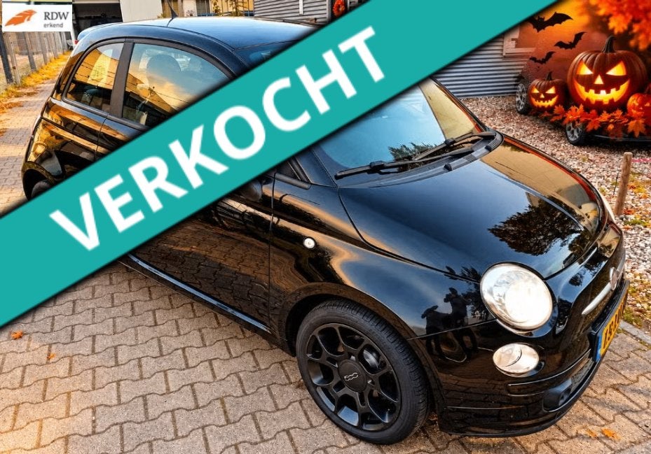 Fiat 500 0.9 85pk Twinair Turbo 2012 NIEUWE APK! 136DKM!, Voorwielaandrijving, Leder en Stof, Bedrijf, Handgeschakeld