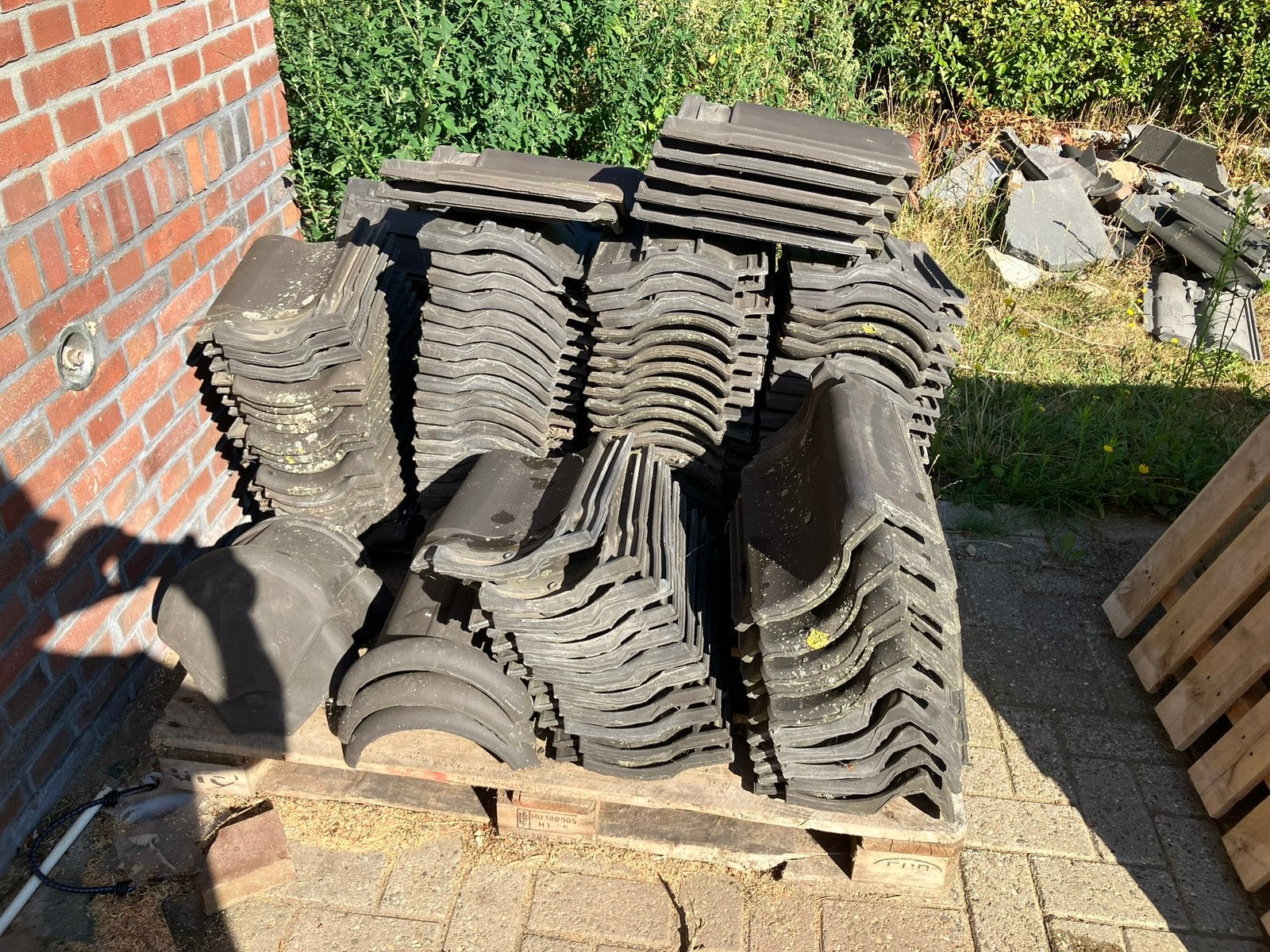 Keramische dakpannen, Ophalen, Steen of Klei, 5 tot 10 m², Zo goed als nieuw