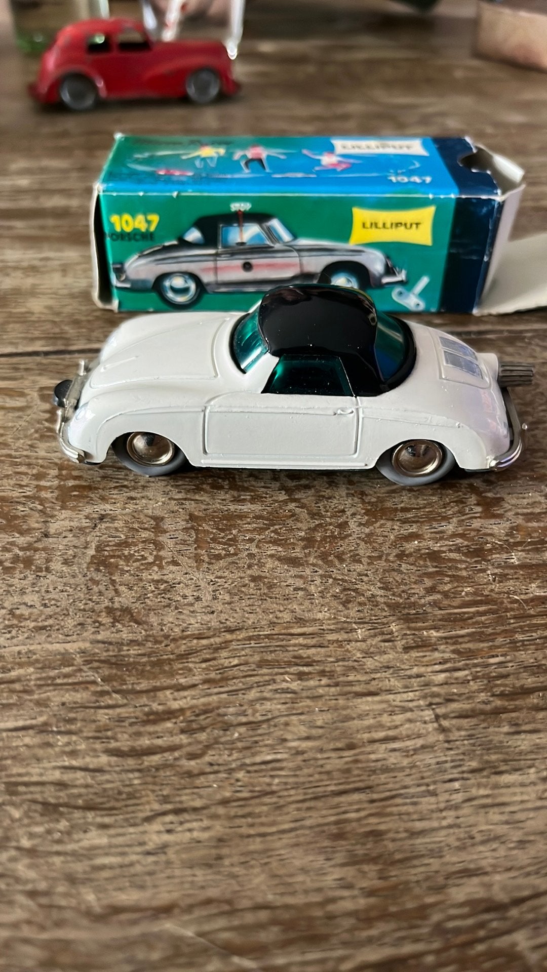 Zeldzame Vintage Schuco Micro Racer 1047 Porsche in OVP, Ophalen of Verzenden