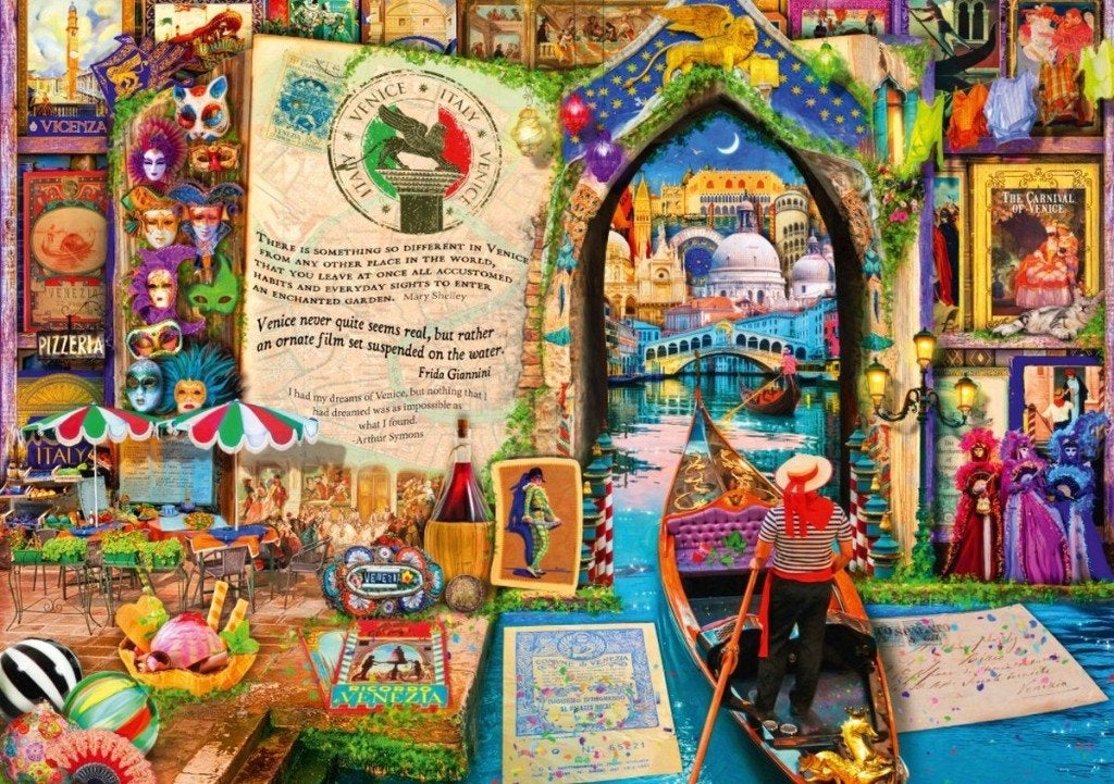 legpuzzel 4000 stukken nieuw Life Venice € 26,95, Ophalen of Verzenden, 500 t/m 1500 stukjes, Nieuw, Legpuzzel