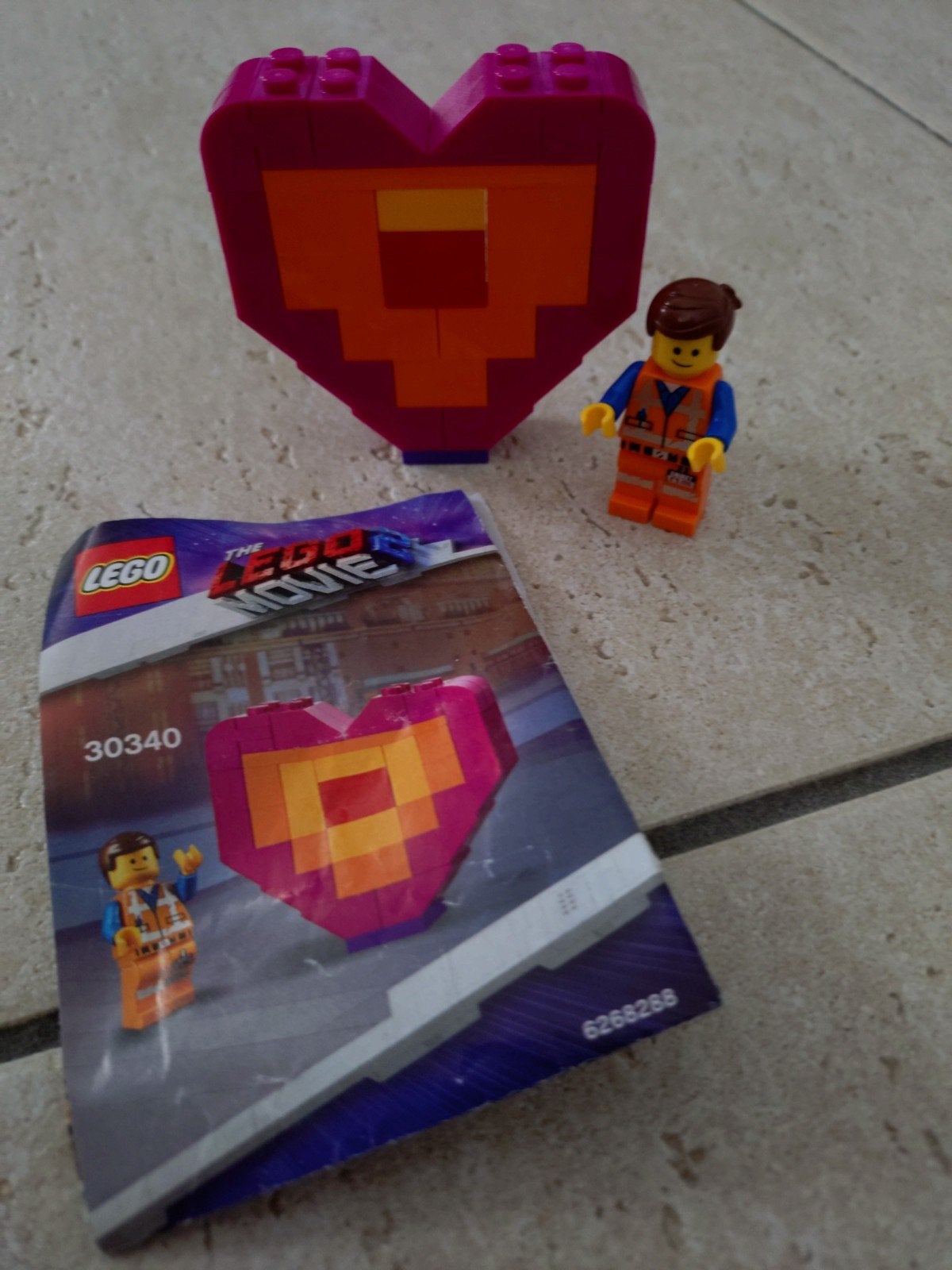 Lego The Lego Movie 2 30340 Emmet's Piece Offering hart, Kinderen en Baby's, Lego, Ophalen of Verzenden, Zo goed als nieuw, Inclusief instructies