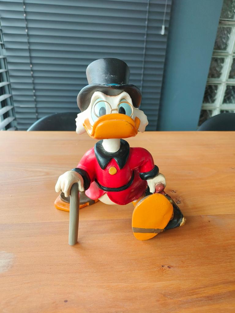 Dagobert Duck Beeldje DISNEY - Vintage, Ophalen of Verzenden, Overige figuren, Beeldje of Figuurtje