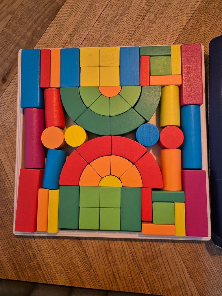 Lidl Playtive Houten Blokken Set - Compleet en Goede Staat, Ophalen of Verzenden