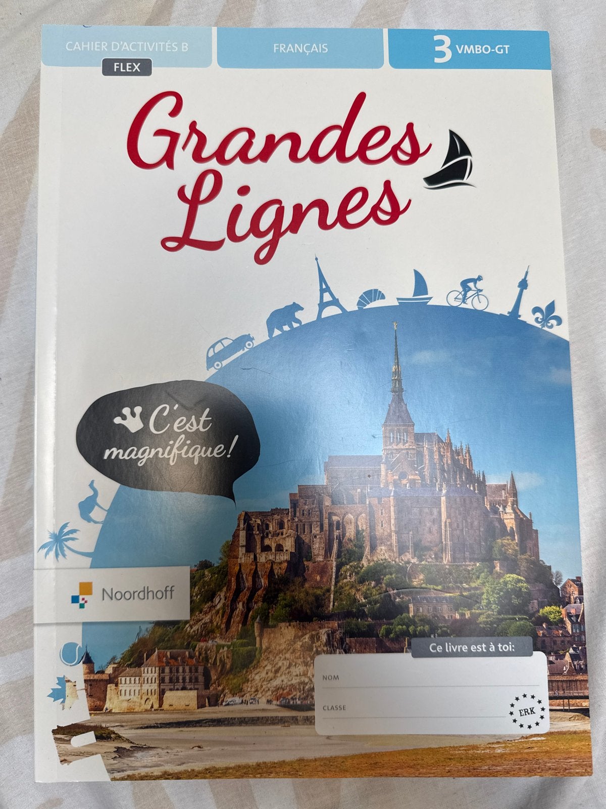Grandes Lignes Cahier d'activités B Frans 3 VMBO-GT Nieuw, Boeken, Ophalen of Verzenden, Nieuw, VMBO, Frans