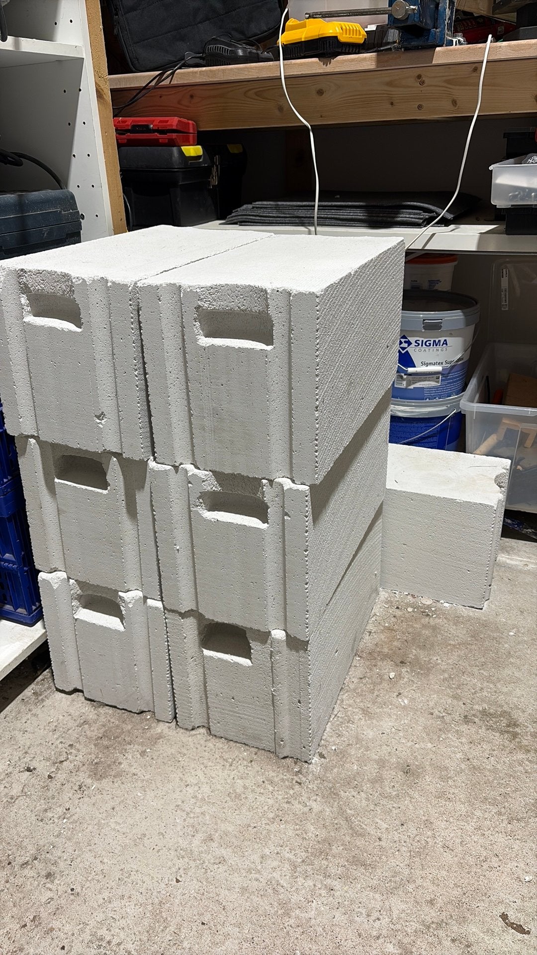 Cellenbeton blokken 50x24 25 hoog gratis afhalen, Doe-het-zelf en Verbouw, Metselstenen, Ophalen, Nieuw