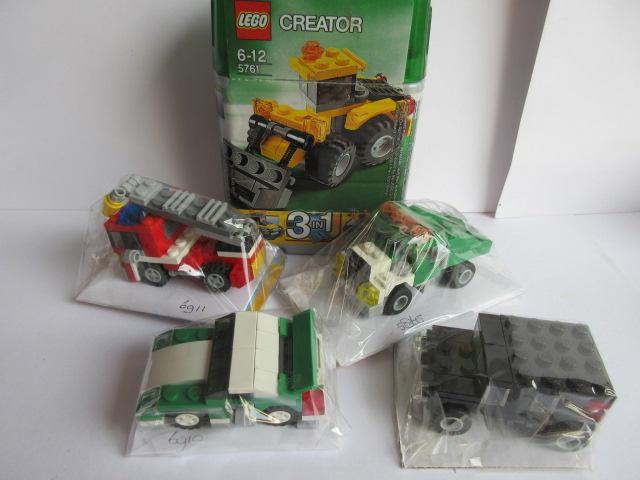5 Lego autootjes, 5761 6911 5865 7602 6910, Ophalen of Verzenden, Zo goed als nieuw, Complete set, Lego