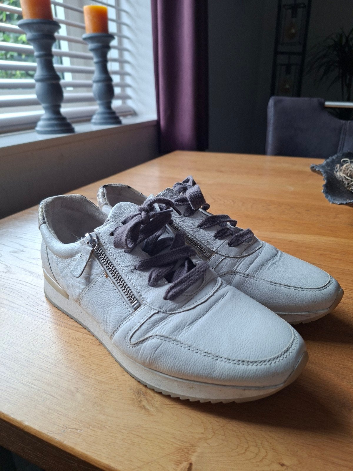 Feyn witte sneakers met dierenprint accent, Feyn, Wit, Ophalen of Verzenden, Sneakers of Gympen