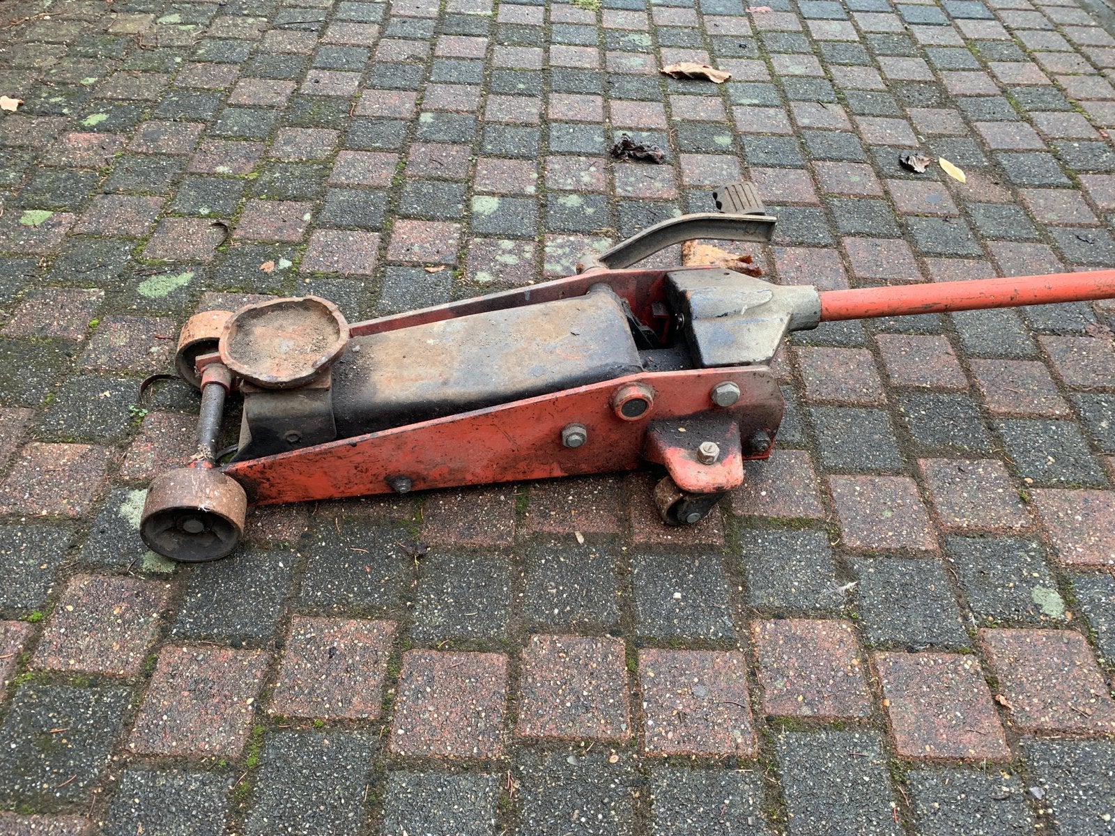 Krik zwaar garagekrik, Auto diversen, Ophalen, Zo goed als nieuw, Hydraulisch, Garagekrik