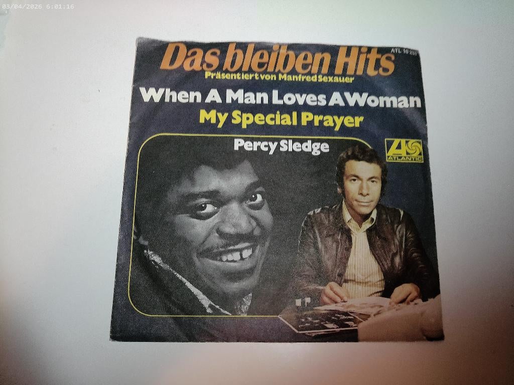 Percy Sledge - When a man Loves a Woman ( Hits ), Gebruikt, 7 inch, Single, Ophalen of Verzenden