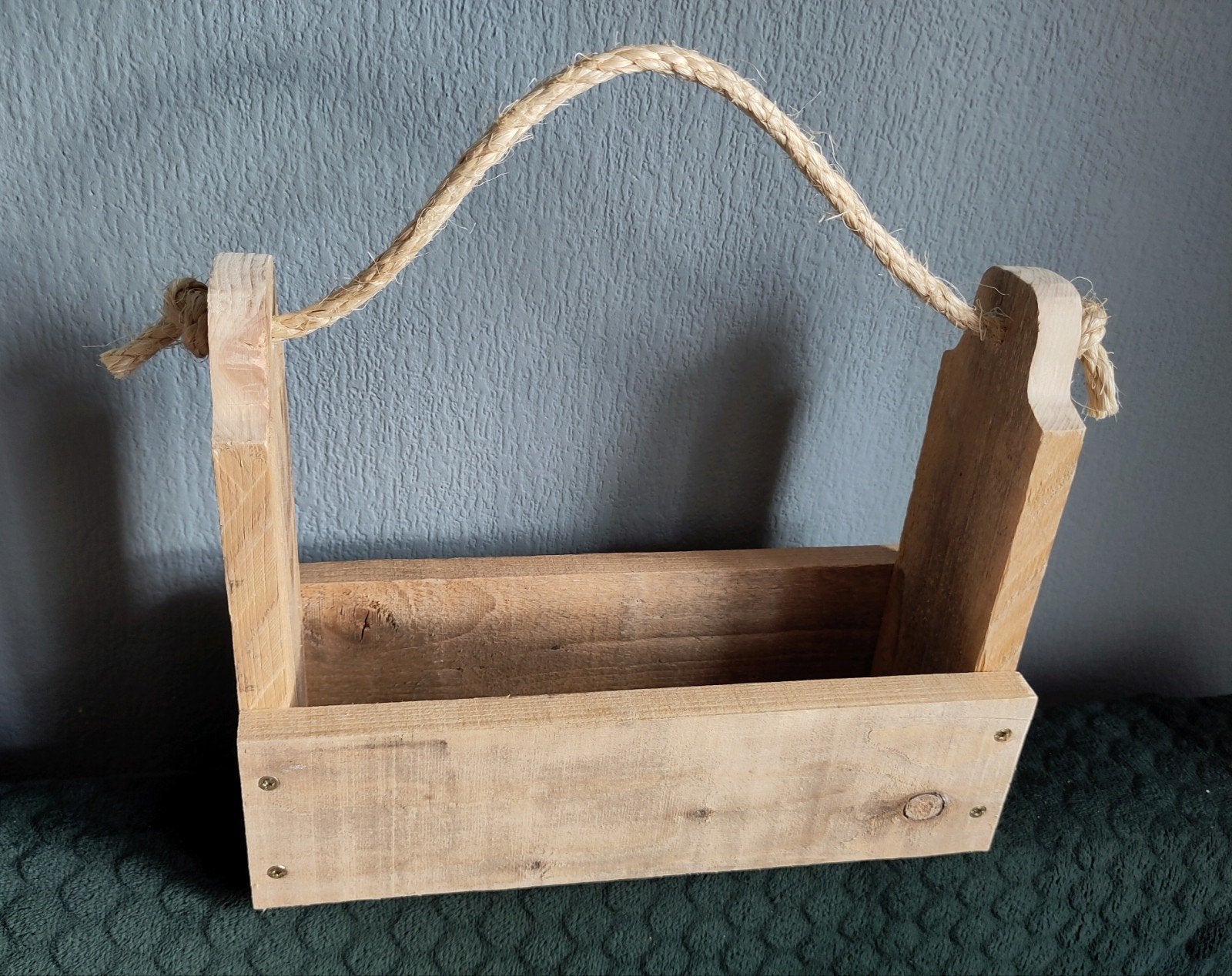 Plantenbak van pallethout, Ophalen, Minder dan 30 cm, Minder dan 60 cm, Rechthoekig