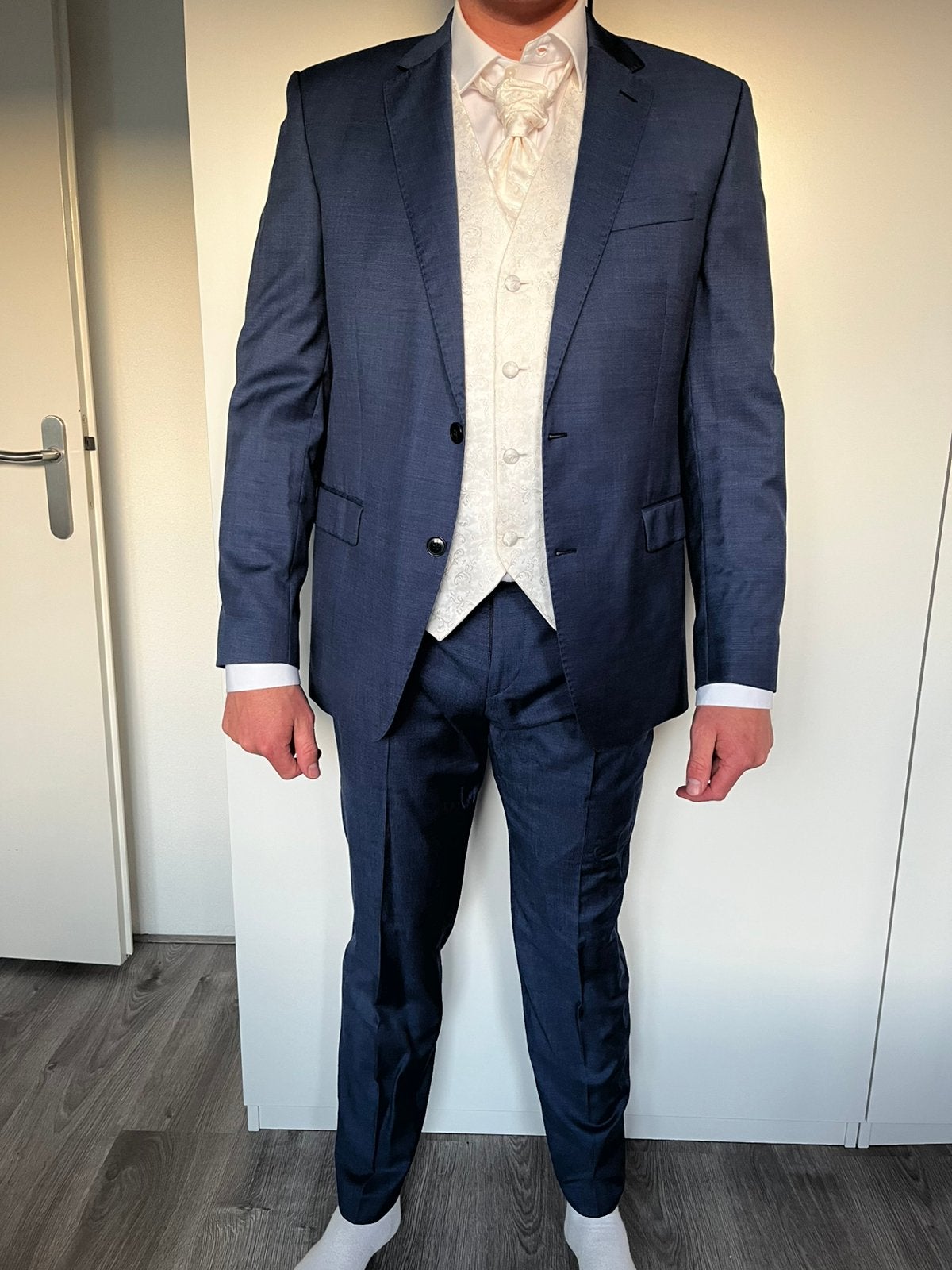 Trouwpak Digel / Brinkleys – op maat gemaakt – maat 54 / XL, Ophalen of Verzenden, Zo goed als nieuw, Maat 52/54 (L), Grijs