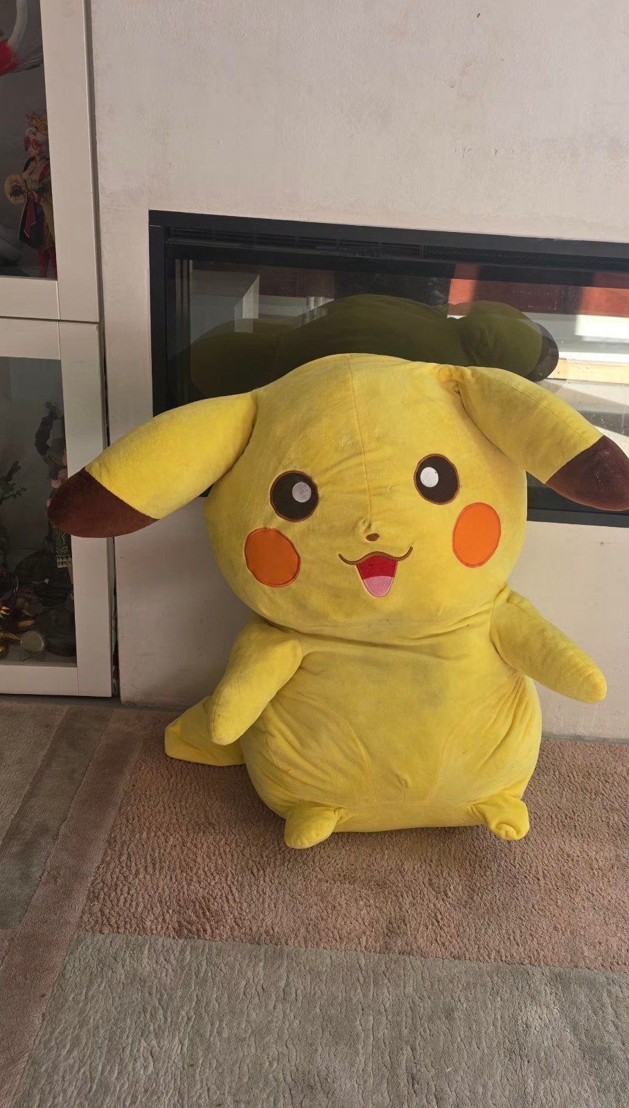 Grote Pikachu Pokémon knuffel - 85cm, Kinderen en Baby's, Speelgoed | Knuffels en Pluche, Gebruikt, Overige merken, Geel, Overige typen
