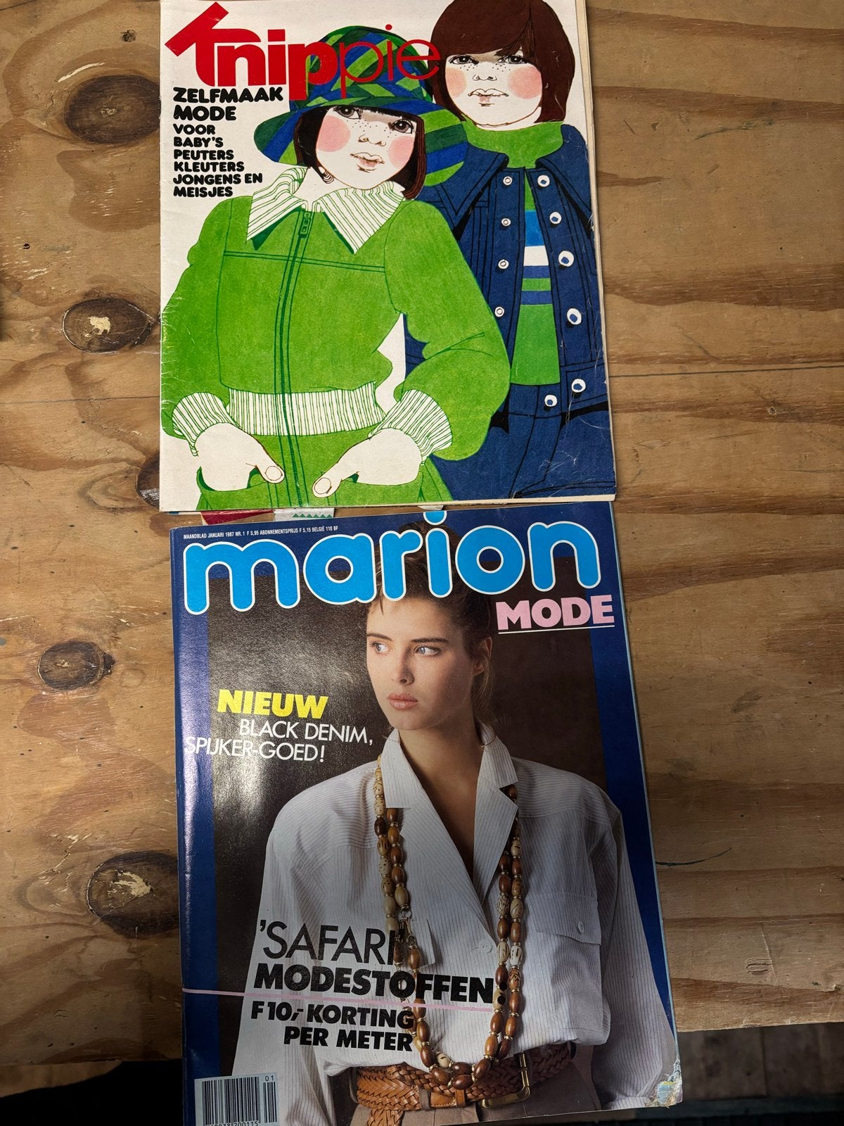 Vintage Knipmode & Marion Mode tijdschriften, Boeken, Ophalen of Verzenden, Gelezen, Damesbladen
