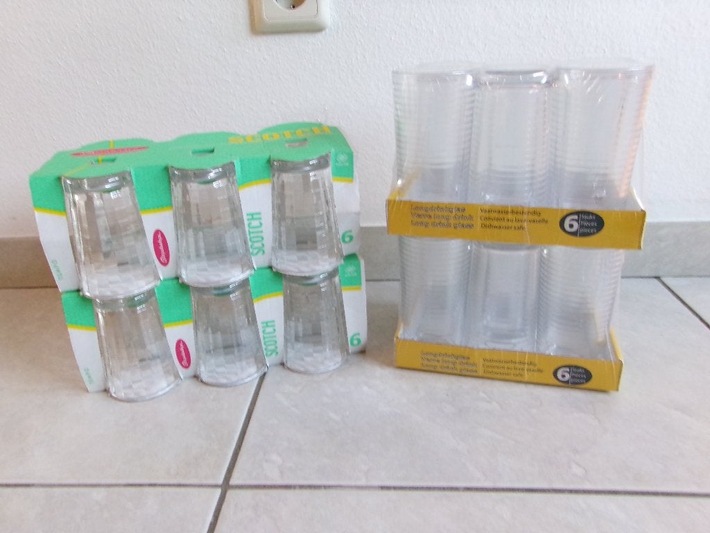 nieuwe frisdrank glazen 24 stuks, Glas of Glazen, Nieuw, Ophalen of Verzenden, Glas