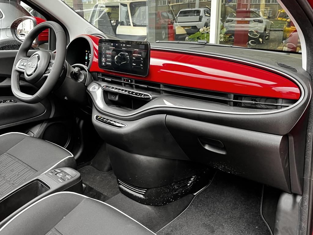 Fiat 500c 42 kWh Cabrio | Carplay | Cruise control |, Auto's, Stof, 321 km, Automatische klimaatregeling, Cabriolet