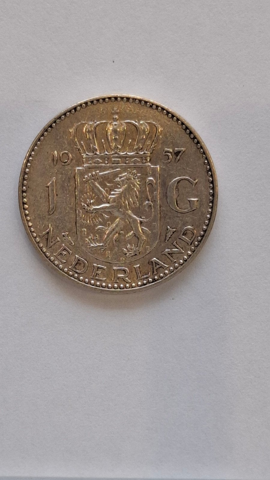 1 Gulden 1957 Koningin Juliana Zilveren Munt, Postzegels en Munten, Munten | Nederland, Losse munt, 1 gulden, Koningin Juliana