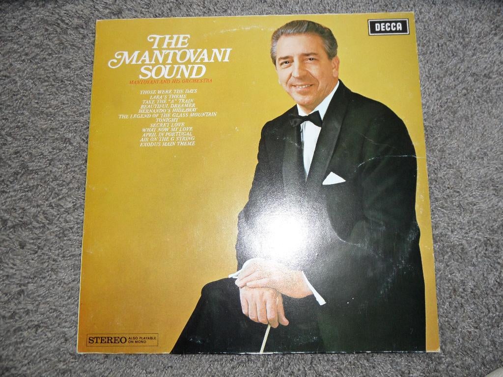LP van Mantovani and his Ochestra: The Mantovani Sound, Gebruikt, Ophalen of Verzenden, Romantiek, 12 inch