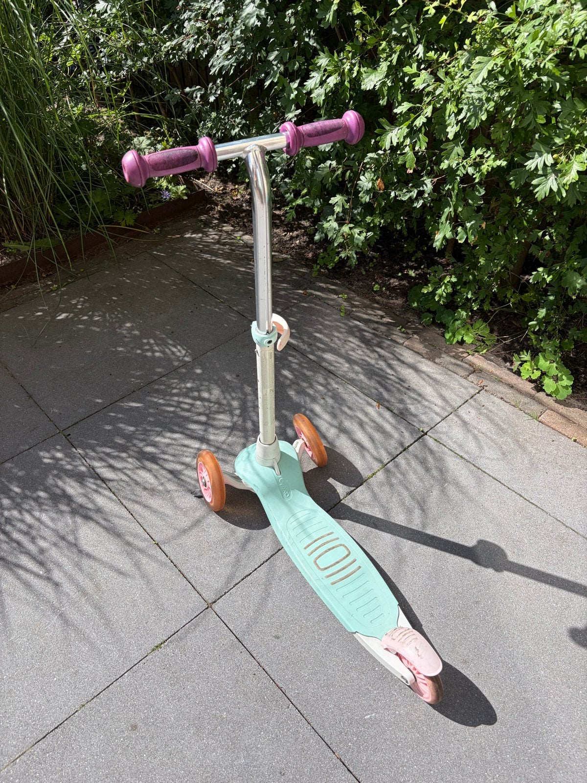 Kinderstep met 3 wielen - Mintgroen/Roze, Fietsen en Brommers, Steps, Ophalen, Gebruikt, Gewone step