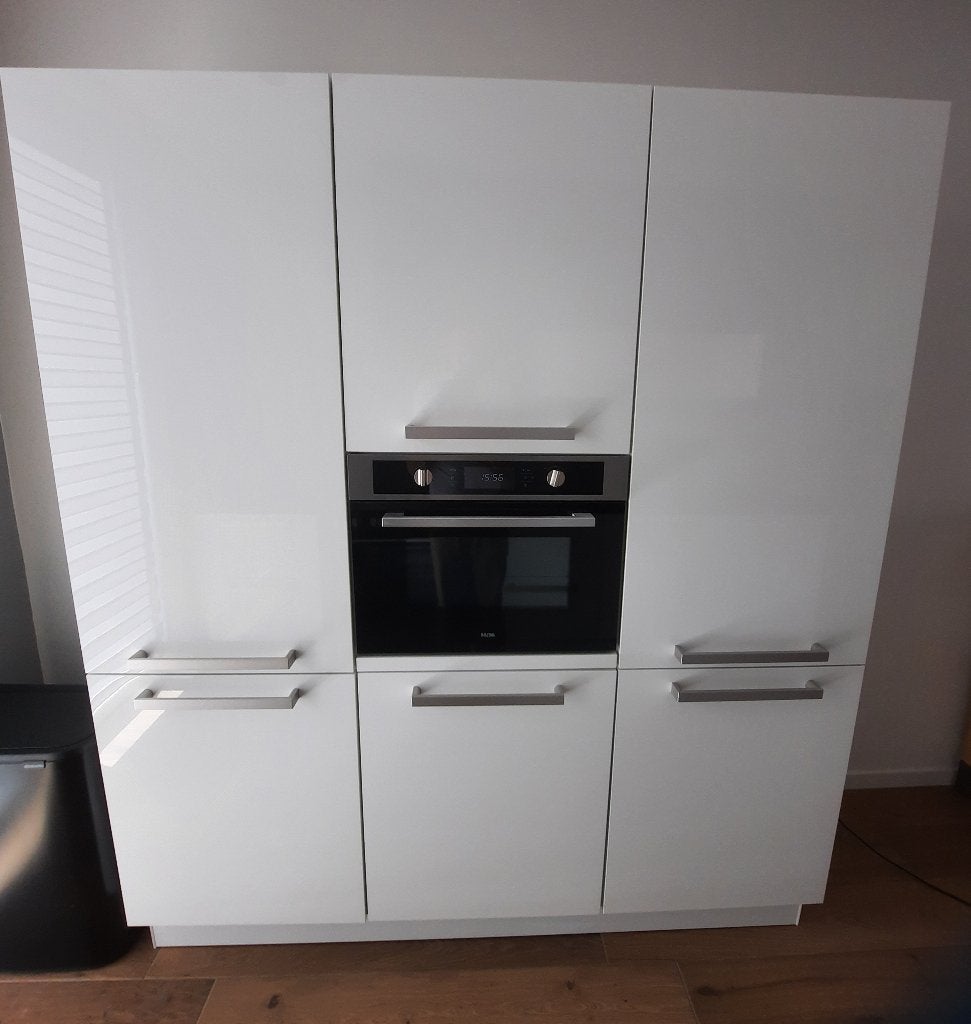 Hoogglans keuken wit, Ophalen, Gebruikt, Wit, Dubbelwandige keuken