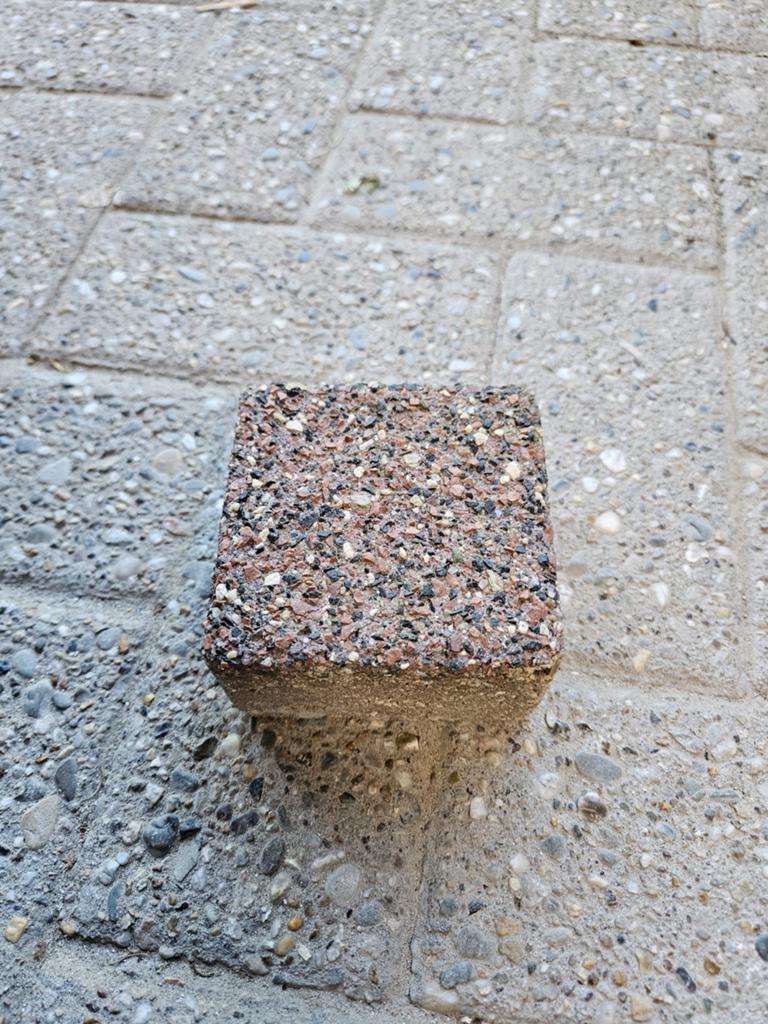 Klinker 10x10 cm - Gebruikt, Gebruikt, Klinkers, Ophalen of Verzenden, Minder dan 5 m²