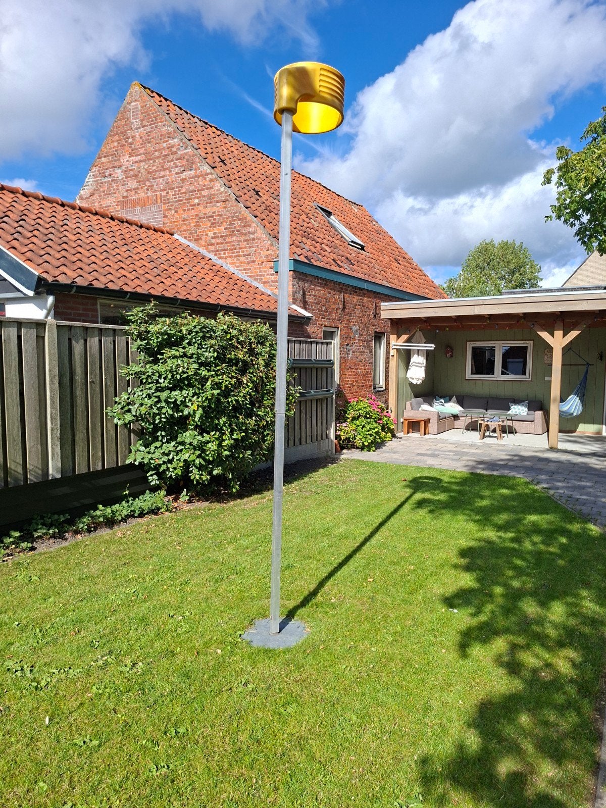 Korfbalpaal met korf en bal - Ideaal voor de tuin!, Ophalen of Verzenden, Gebruikt