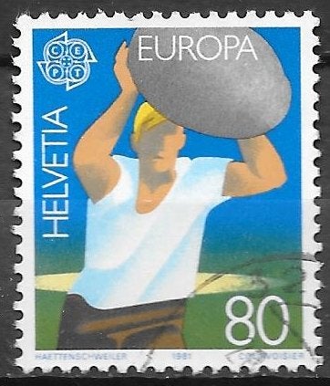 Zwitserland: Mi. 1198 uit 1981, Ophalen of Verzenden, Gestempeld