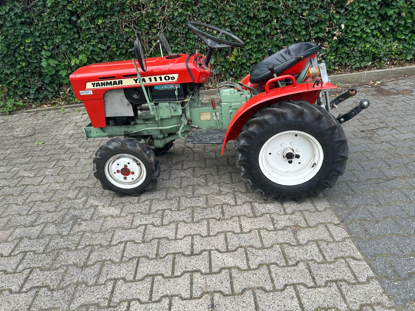 Yanmar YM1110D minitractor 4WD, Ophalen, 50 cm of meer