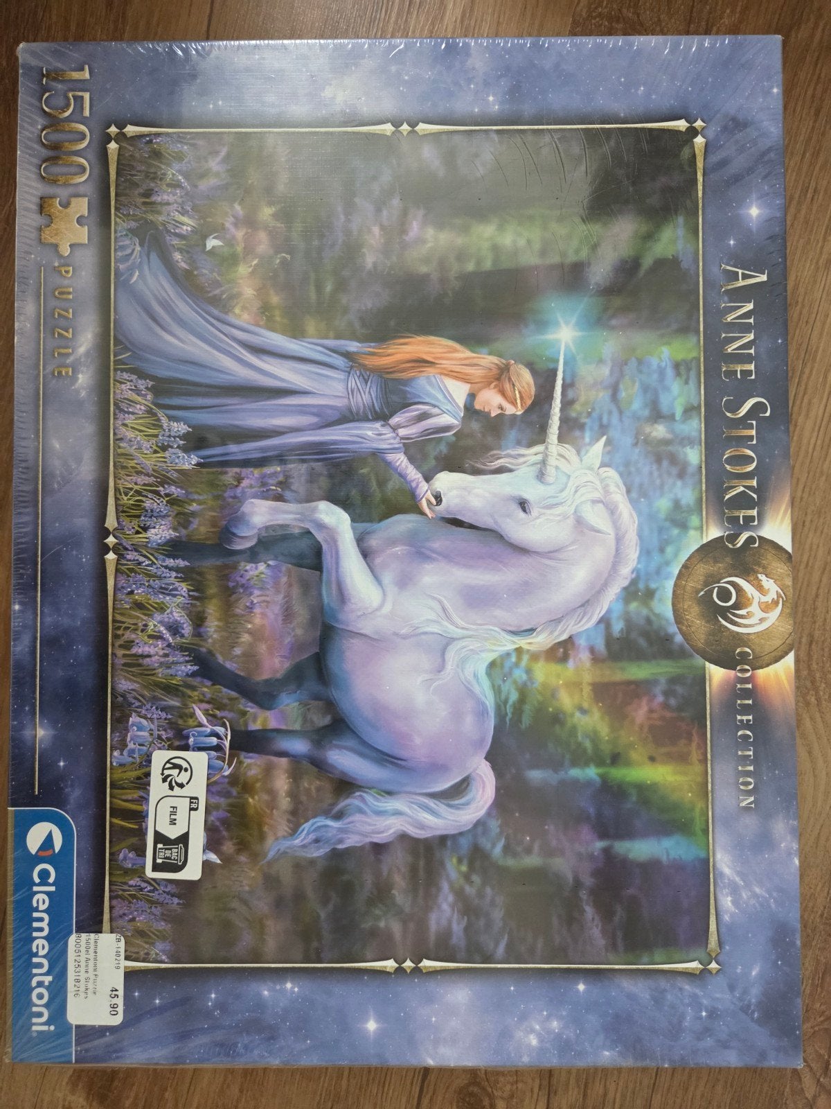 Anne Stokes Unicorn Puzzel 1500 Stukjes Clementoni, Ophalen of Verzenden, Meer dan 1500 stukjes, Nieuw, Legpuzzel