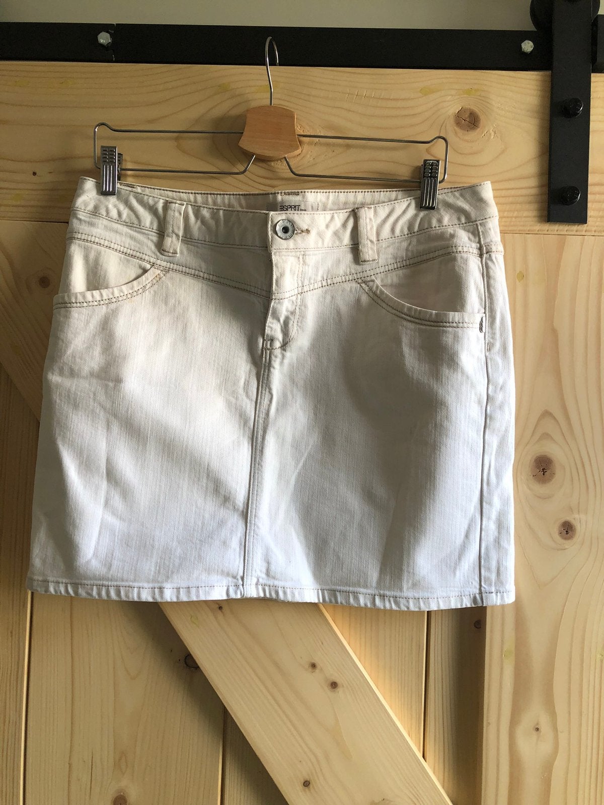 Mooie esprit rok maat 38/40, Ophalen of Verzenden, Zo goed als nieuw, Maat 38/40 (M), Beige