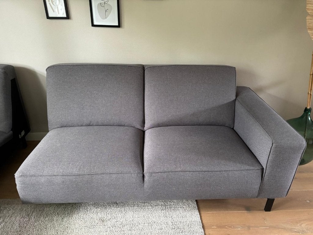 Mooie antraciet kleurige Hoekbank, Huis en Inrichting, Ophalen, Modern en strak, Minder dan 75 cm, 150 tot 200 cm