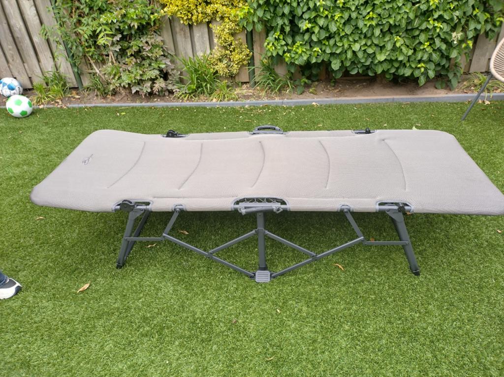 Bardani stretchbed grijs, Ophalen, Zo goed als nieuw, Overige