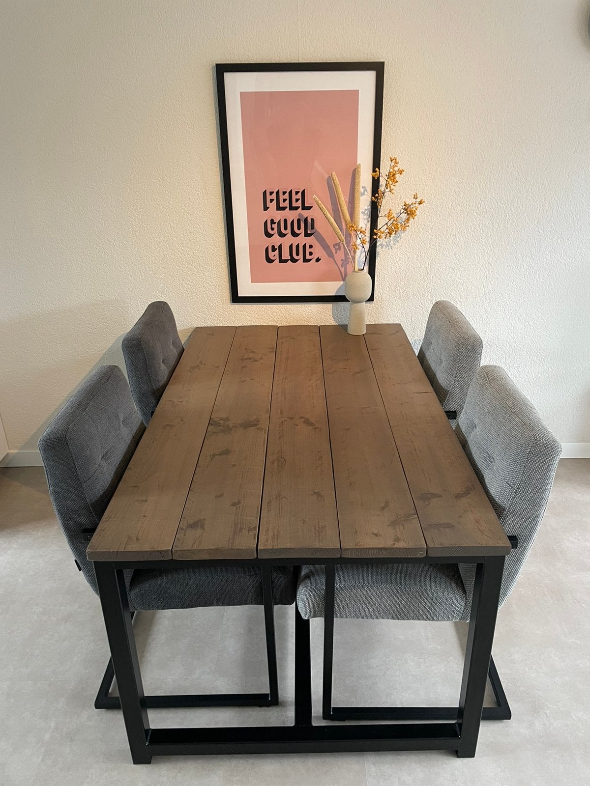 Complete eethoek, Huis en Inrichting, Complete eetkamers, Ophalen, Gebruikt, 4 tot 6 stoelen