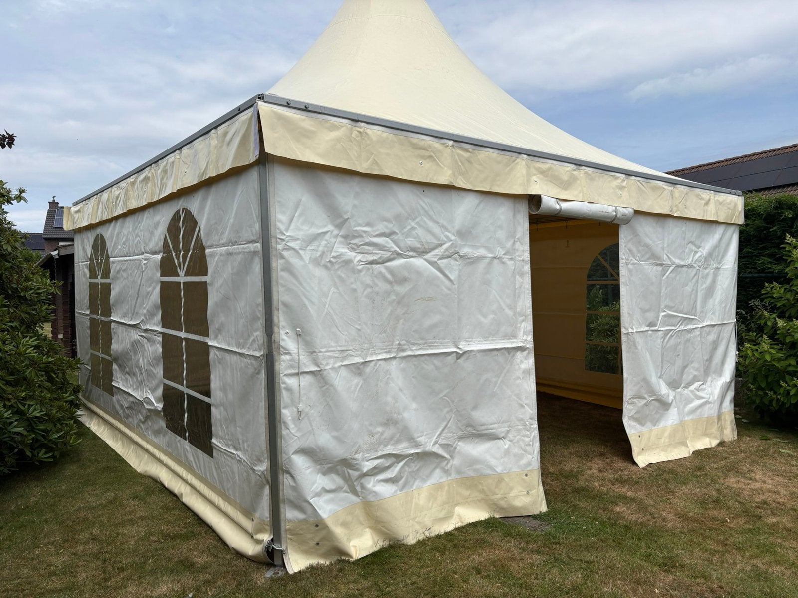 Pagode tent 5 x 5, Ophalen of Verzenden, Zo goed als nieuw, Pagodetent