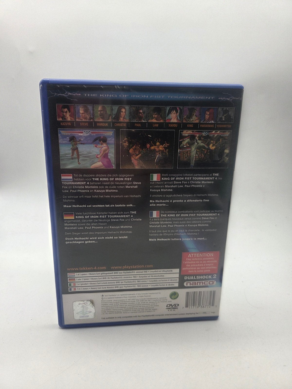 Tekken 4 - PlayStation 2 (PS2) - Vechtgame, Gebruikt, Vechten, Support@bandainamcoent.eu, 2 spelers