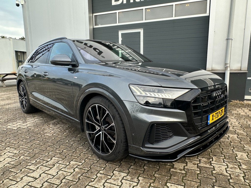Audi Q8 55 TFSI e Quattro S-Line 2021 *RS stoelen *B&O *Mass, Auto's, Automaat, Gebruikt, 2995 cc, Q8