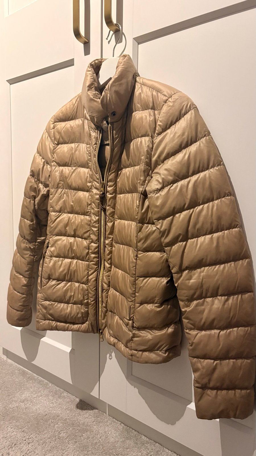 Woolrich donsjas, maat xs, Ophalen of Verzenden, Zo goed als nieuw, Maat 34 (XS) of kleiner, Goud