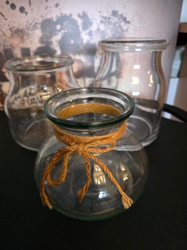 Drie prachtige Ikea  glazen te koop, Ophalen of Verzenden, Zo goed als nieuw