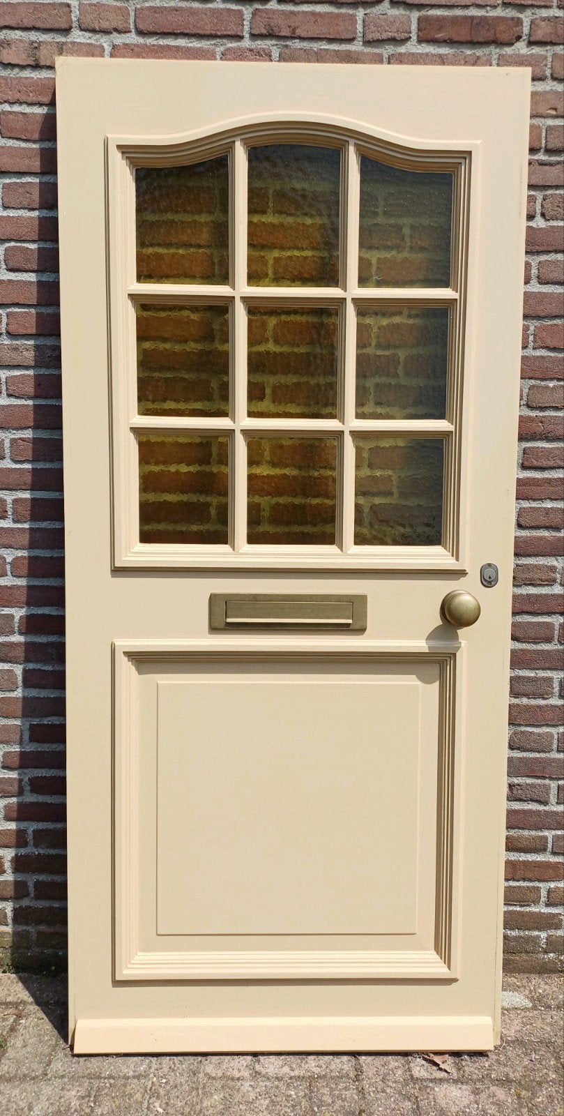 Merbau Voordeur in Topstaat - 93x201,5 cm, Ophalen, 80 tot 100 cm, 200 tot 215 cm, Hout
