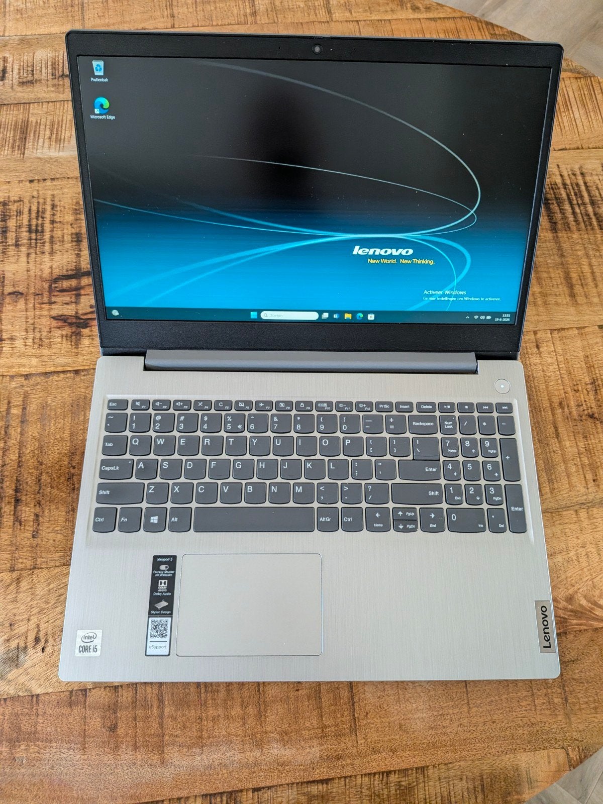 Lenovo ideapad 3, Computers en Software, Windows Laptops, Zo goed als nieuw, 4 GB, Intel Core i5 10e generatie, Ophalen