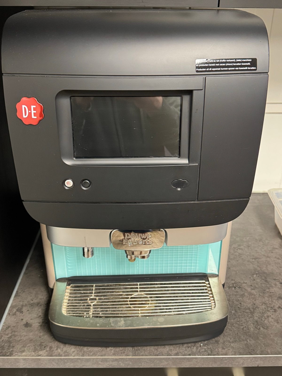 Douwe Egberts Excellence Compact Touch, Ophalen, Afneembaar waterreservoir, Koffiemachine, Gemalen koffie